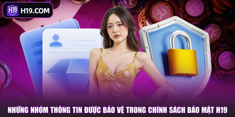 Những nhóm thông tin được bảo vệ trong chính sách bảo mật H19