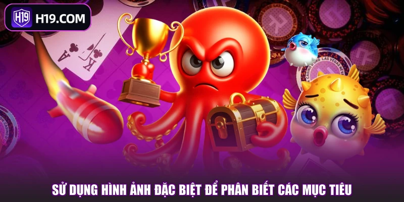 Sử dụng hình ảnh đặc biệt để phân biết các mục tiêu